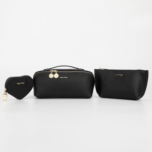 BEAUTY CASE SET DA 3 TINTA UNITA