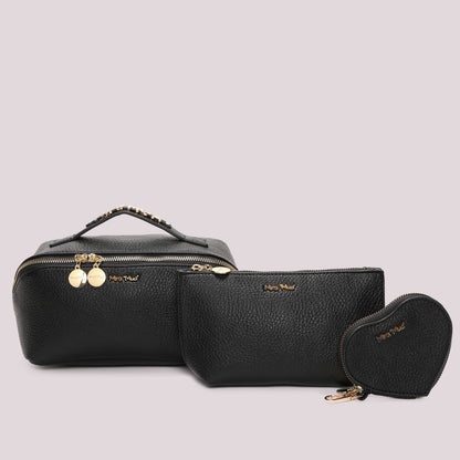 BEAUTY CASE SET DA 3 CON SCRITTA MIMÍ-MUÁ