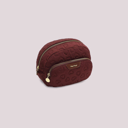 BEAUTY CASE TRAPUNTATA A CUORI