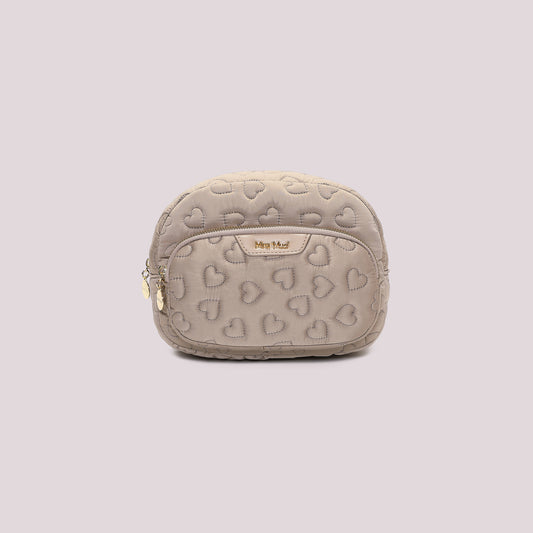 BEAUTY CASE TRAPUNTATA A CUORI