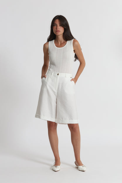 PANTALONE BERMUDA BASIC VISCOSA NYLON