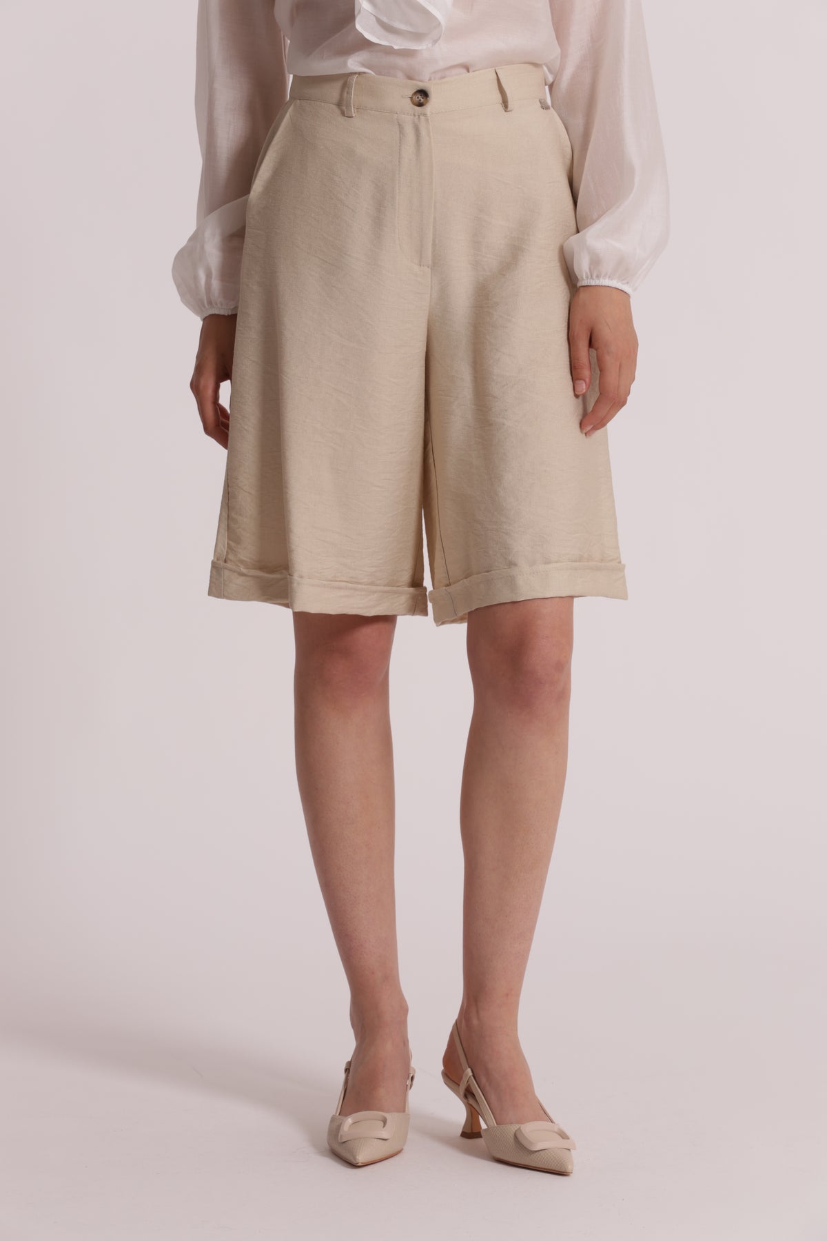PANTALONE BERMUDA BASIC VISCOSA NYLON