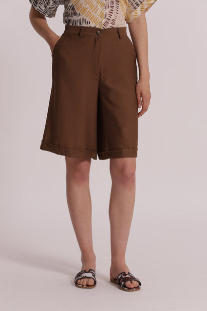 PANTALONE BERMUDA BASIC VISCOSA NYLON