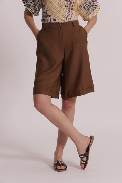 PANTALONE BERMUDA BASIC VISCOSA NYLON