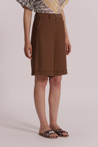 PANTALONE BERMUDA BASIC VISCOSA NYLON