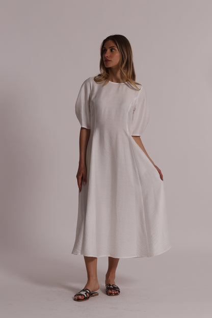 ABITO MIDI MEZZE MANICHE VISCOSA NYLON