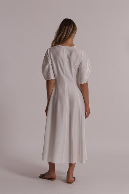 ABITO MIDI MEZZE MANICHE VISCOSA NYLON