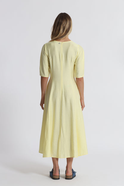 ABITO MIDI MEZZE MANICHE VISCOSA NYLON