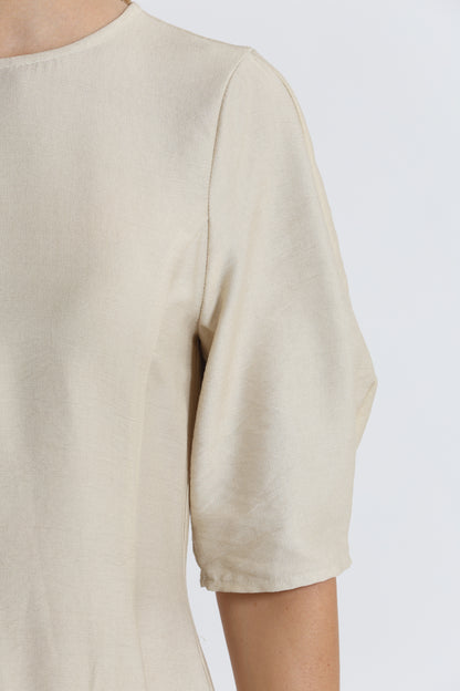 ABITO MIDI MEZZE MANICHE VISCOSA NYLON