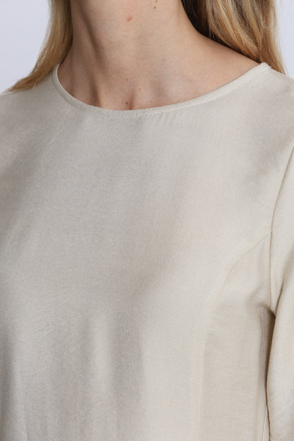 ABITO MIDI MEZZE MANICHE VISCOSA NYLON