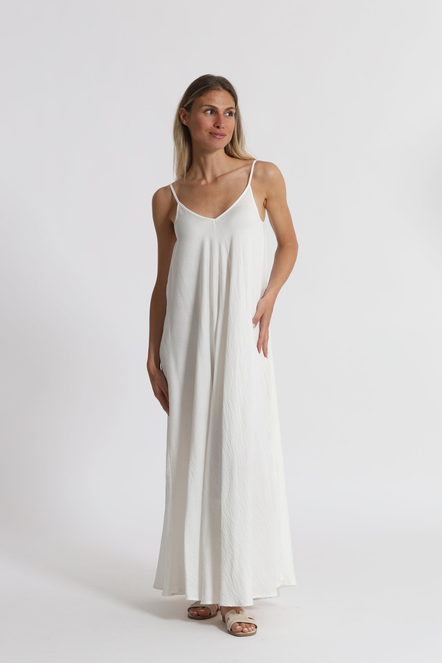 ABITO CANOTTA VISCOSA NYLON