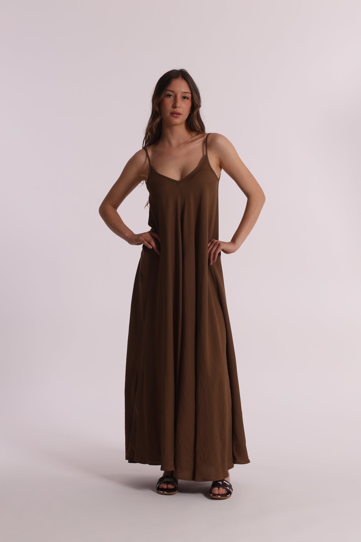 ABITO CANOTTA VISCOSA NYLON
