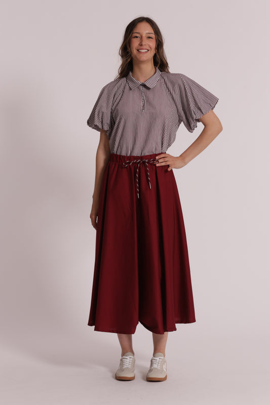 GONNA MIDI CON ELASTICO IN VITA