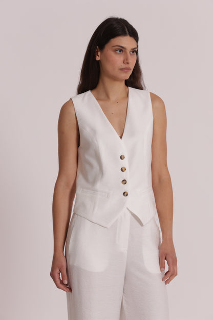 GILET BASIC VISCOSA NYLON