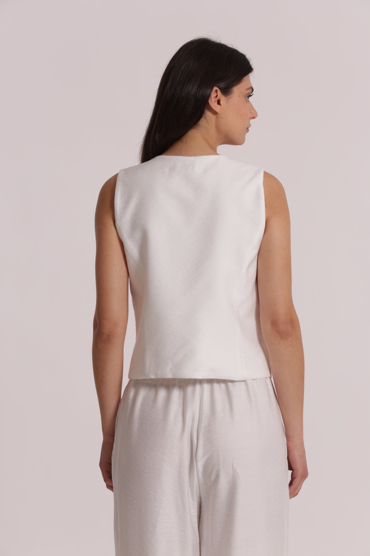 GILET BASIC VISCOSA NYLON
