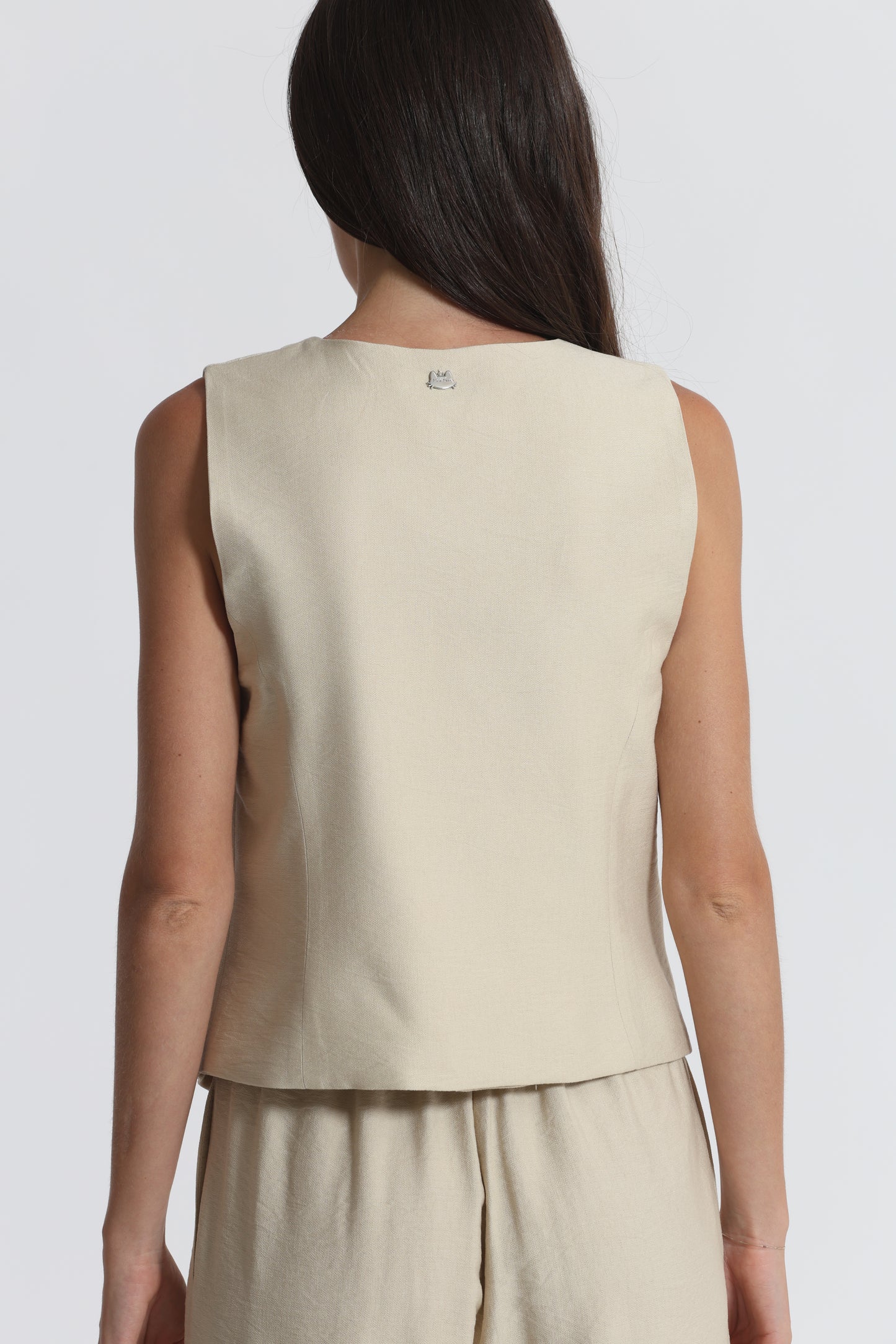 GILET BASIC VISCOSA NYLON