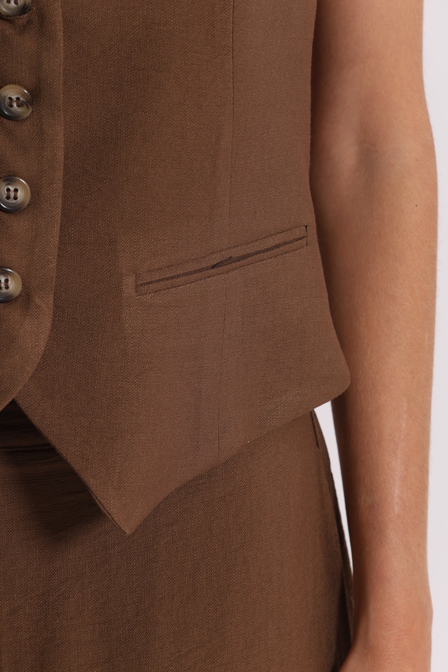 GILET BASIC VISCOSA NYLON
