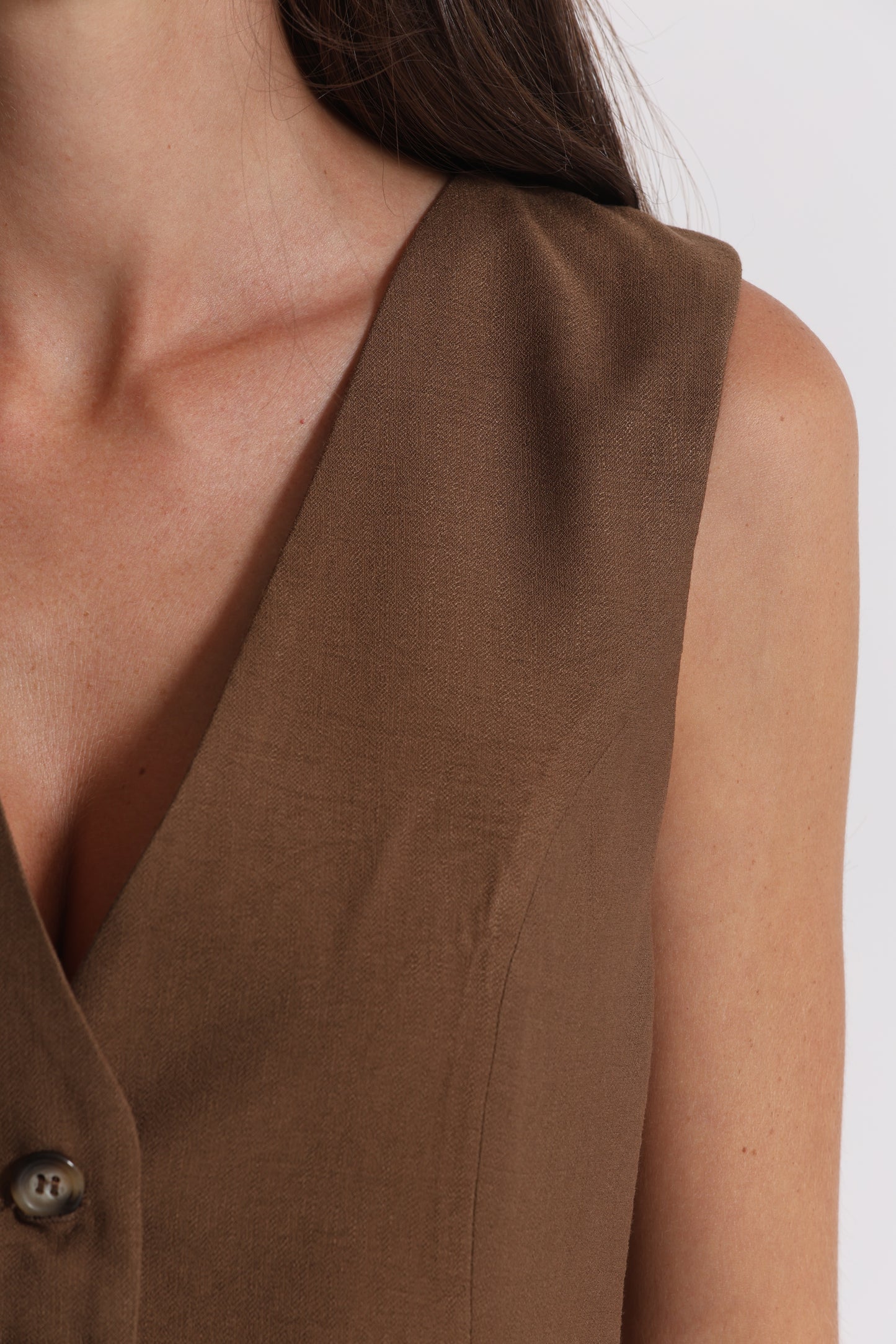 GILET BASIC VISCOSA NYLON