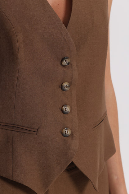GILET BASIC VISCOSA NYLON