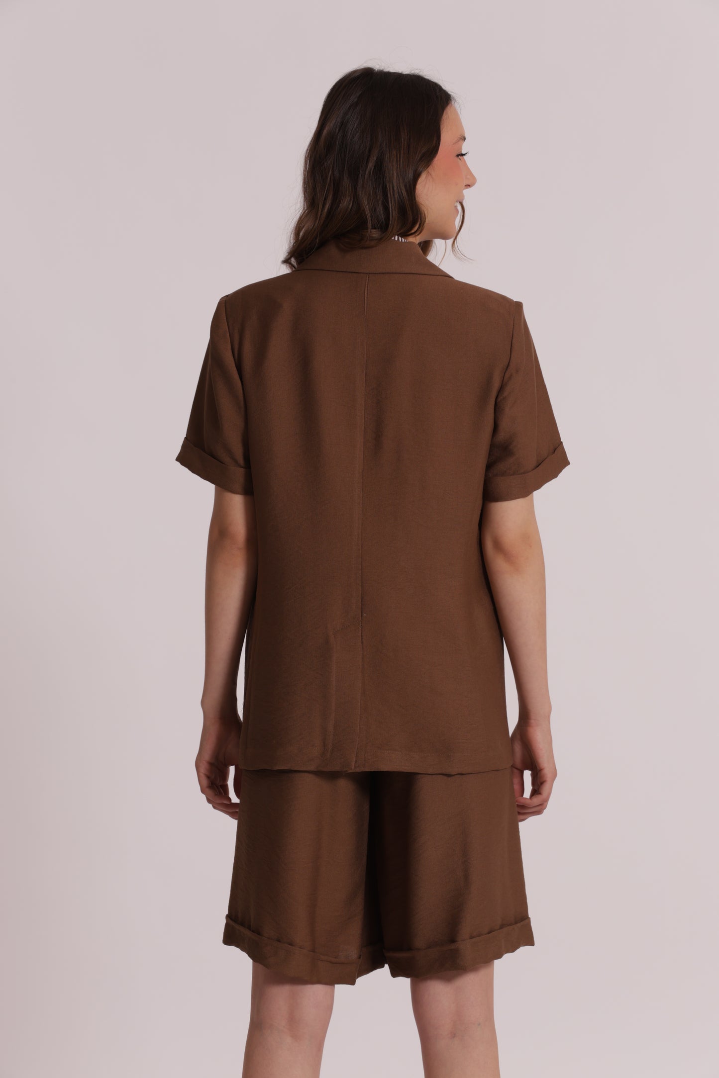 GIACCA BASIC MANICHE CORTE VISCOSA NYLON