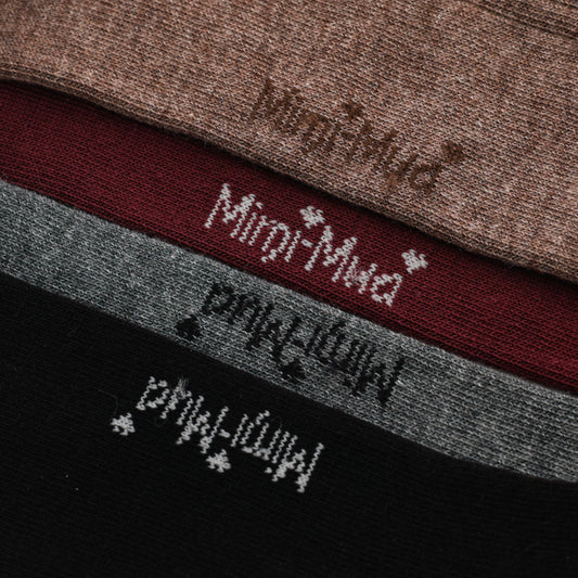 CALZINI NOCCIOLA A RIGHE