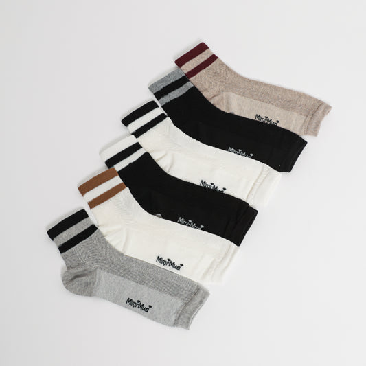 CALZINI PANNA RIGHE NERE