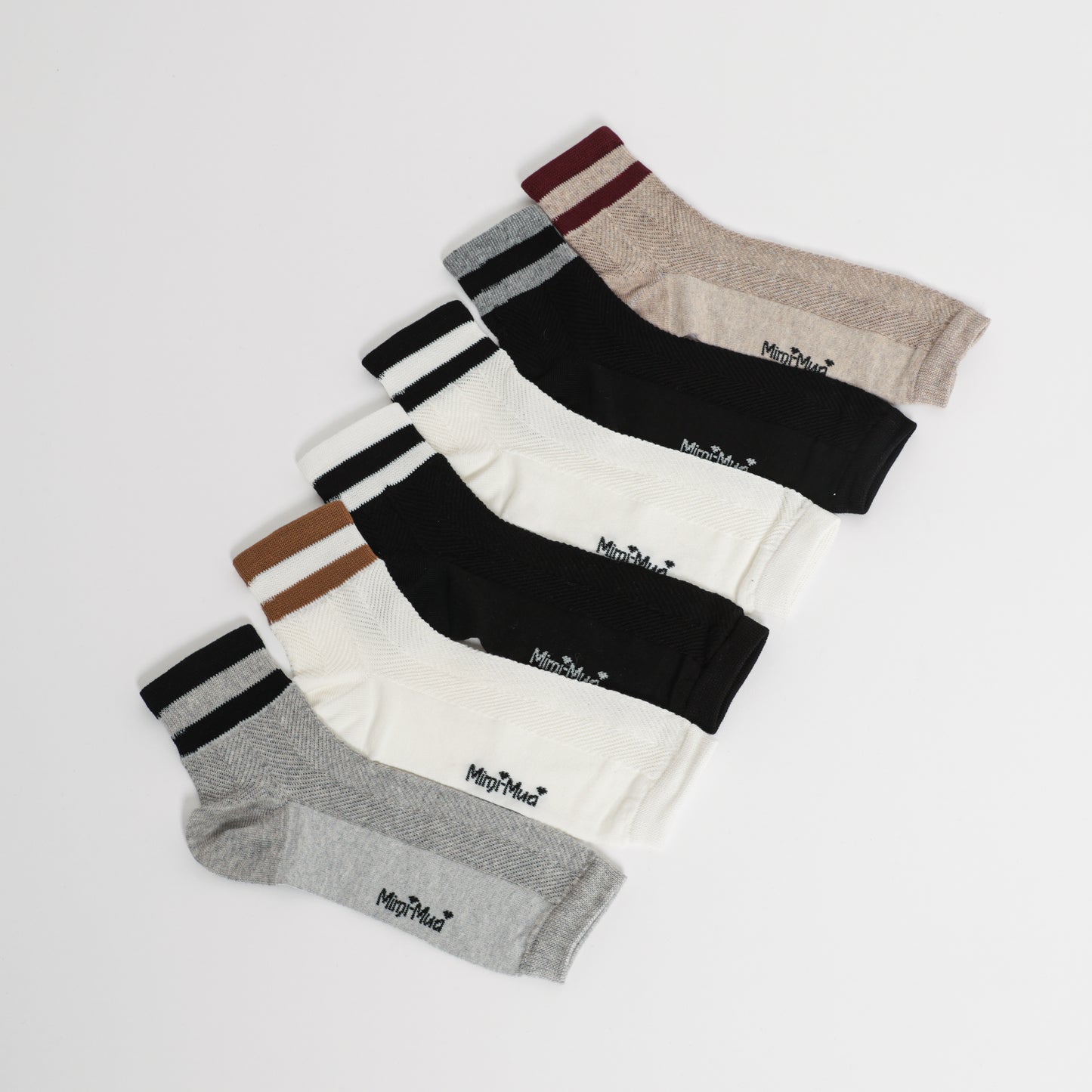 CALZINI NERI RIGHE BIANCHE