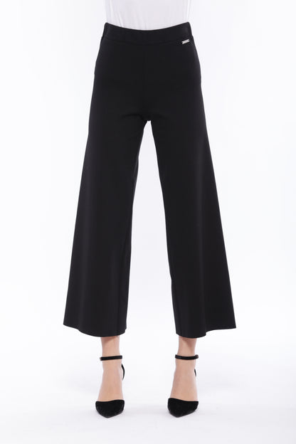 PANTALONE PALAZZO CROPPED IN PUNTO MILANO