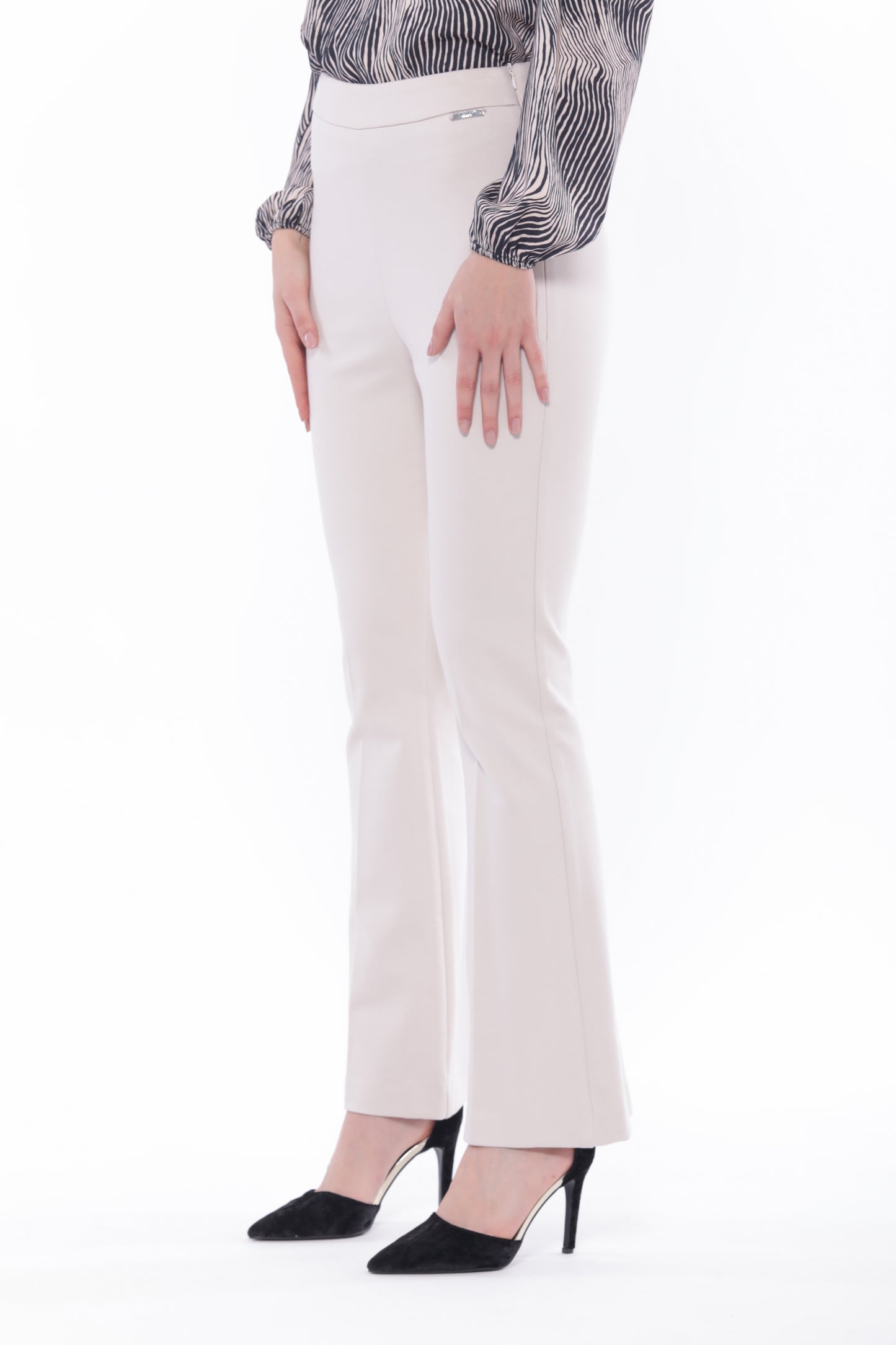 PANTALONE FLARE IN PUNTO MILANO