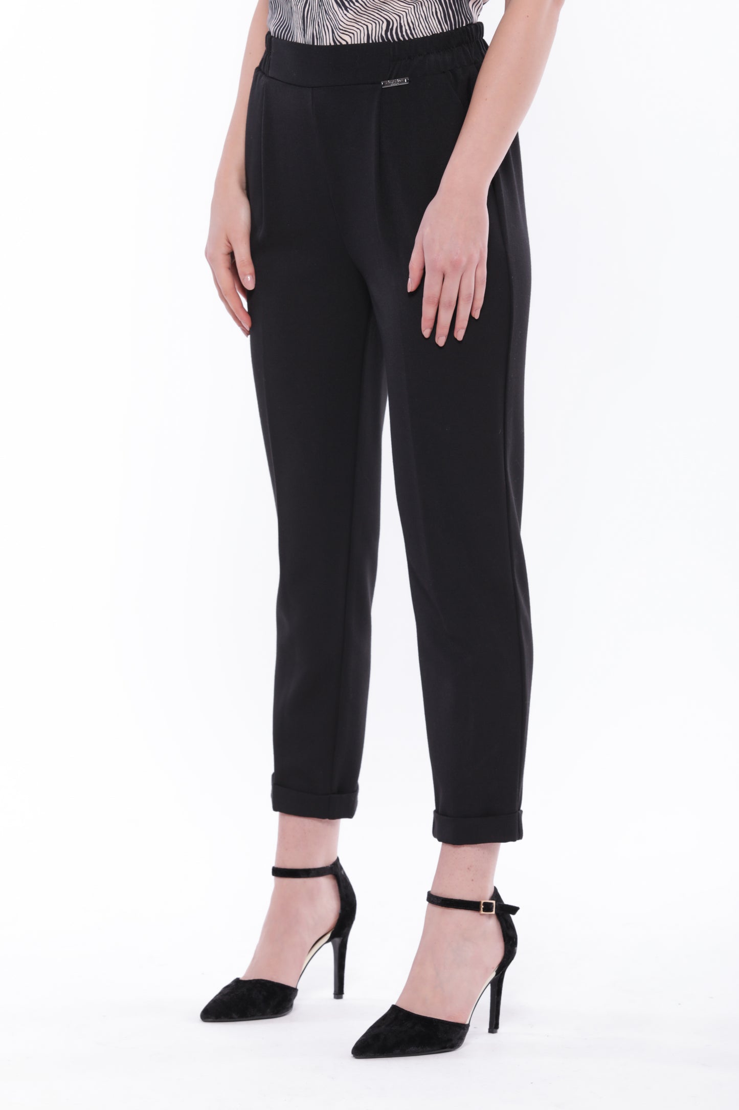 PANTALONE JOGGER IN POLYVISCOSA