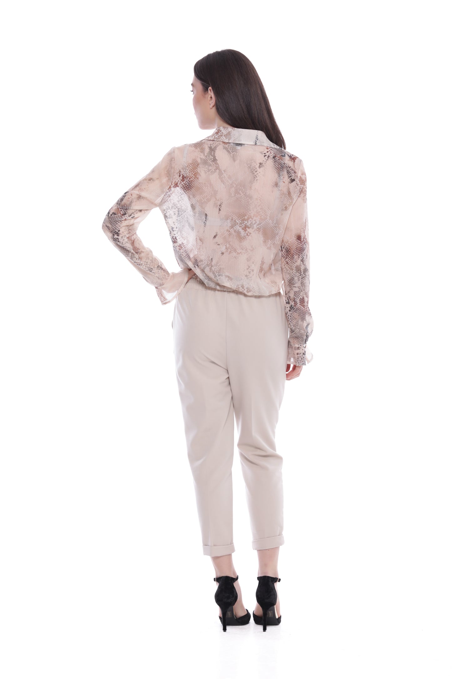 PANTALONE JOGGER IN POLYVISCOSA