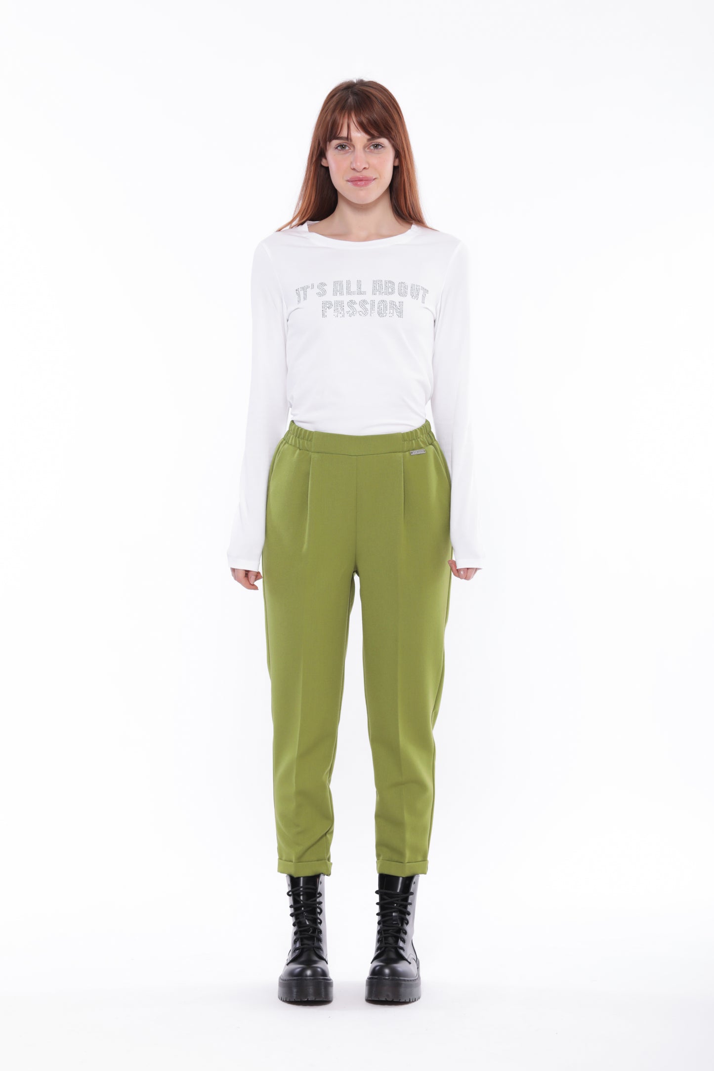 PANTALONE JOGGER IN POLYVISCOSA