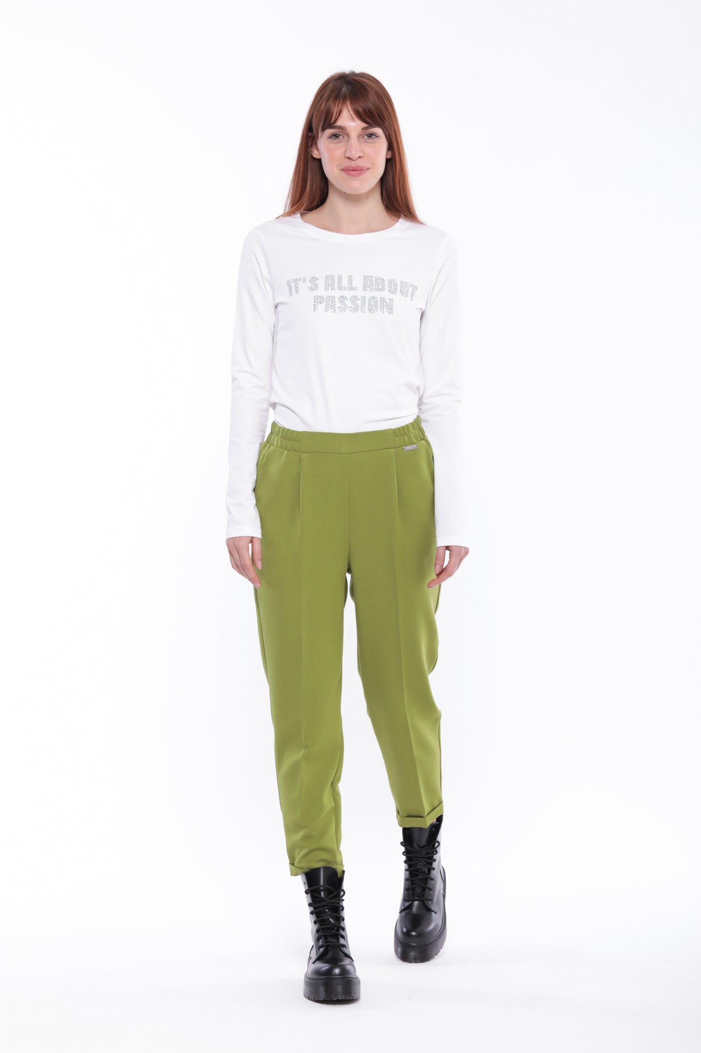 PANTALONE JOGGER IN POLYVISCOSA