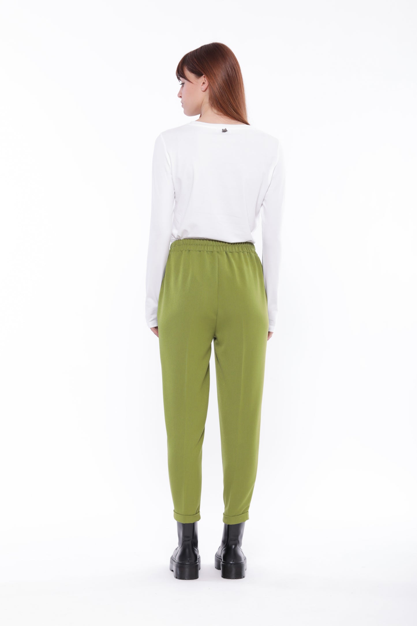 PANTALONE JOGGER IN POLYVISCOSA