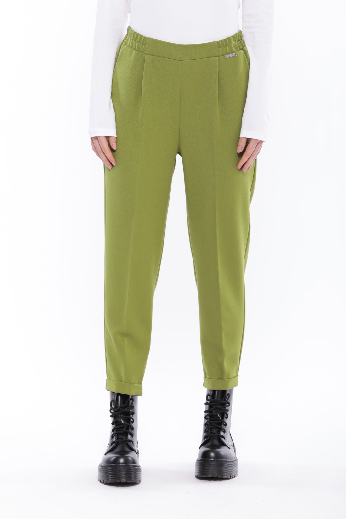 PANTALONE JOGGER IN POLYVISCOSA