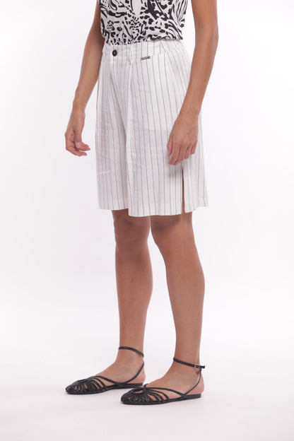 PANTALONE BERMUDA GESSATO