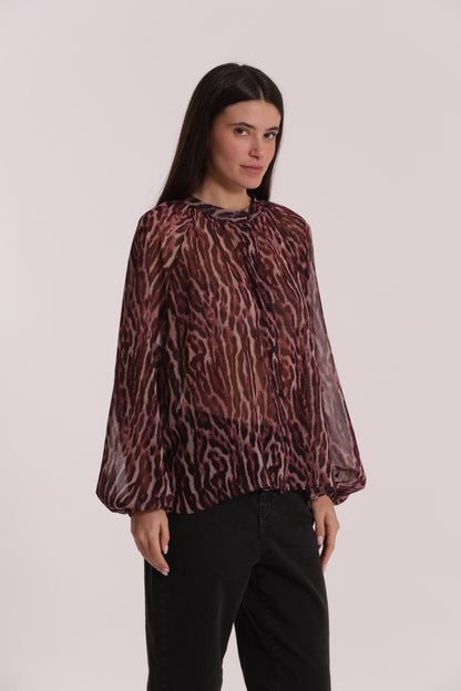 CAMICIA OVER FANTASIA ANIMALIER