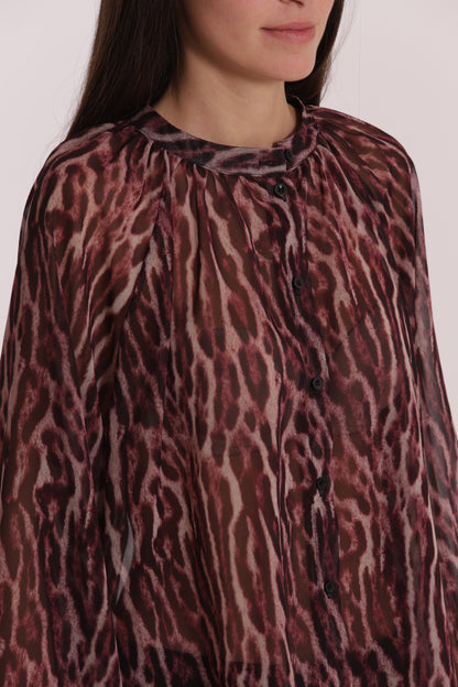 CAMICIA OVER FANTASIA ANIMALIER
