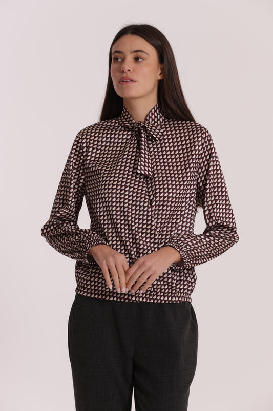 BLUSA CON FUSCIACCA FANTASIA GEO