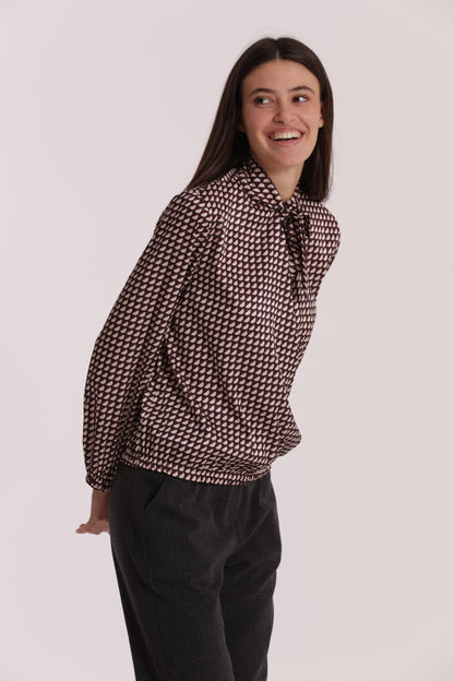BLUSA CON FUSCIACCA FANTASIA GEO