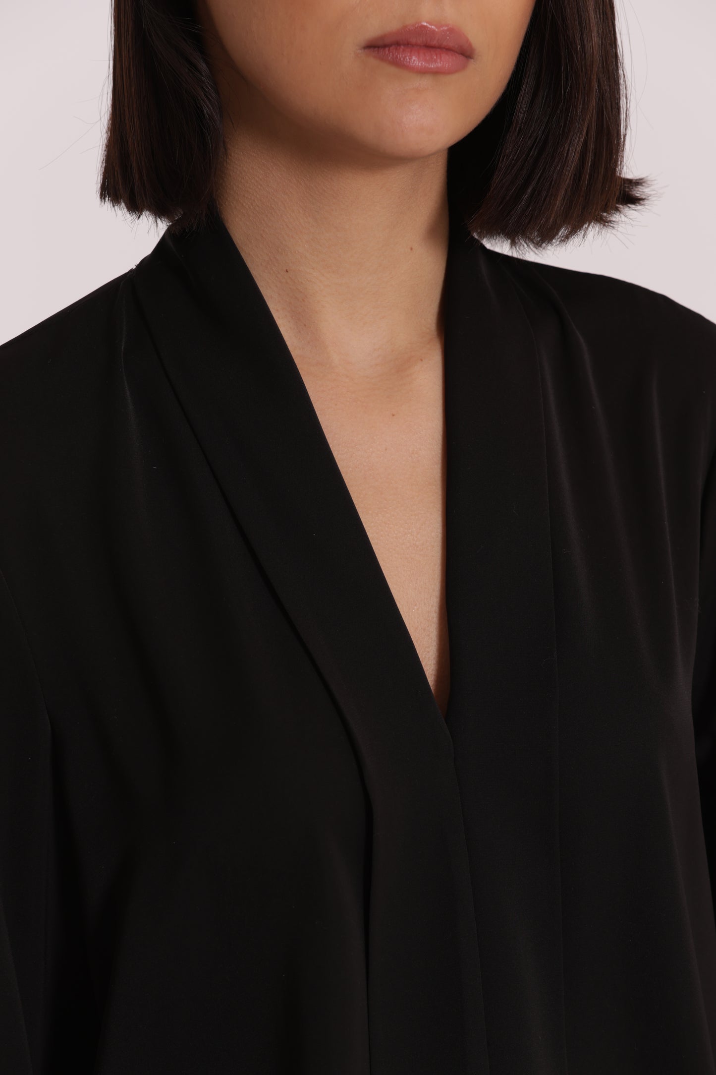 BLUSA CON PIEGHE IN SOLTON