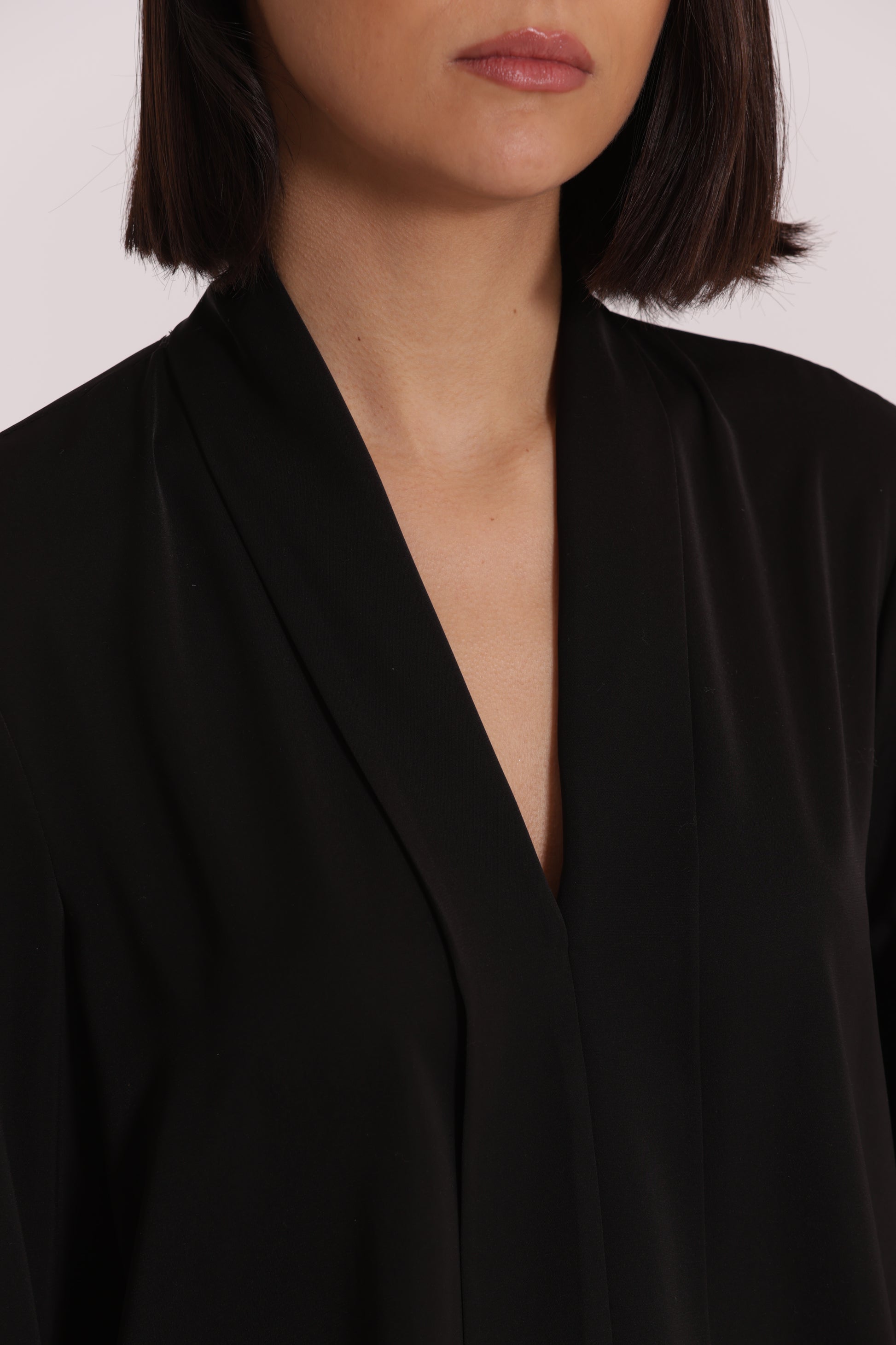 BLUSA CON PIEGHE IN SOLTON