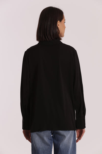 CAMICIA CON TASCHINO BICOLOR