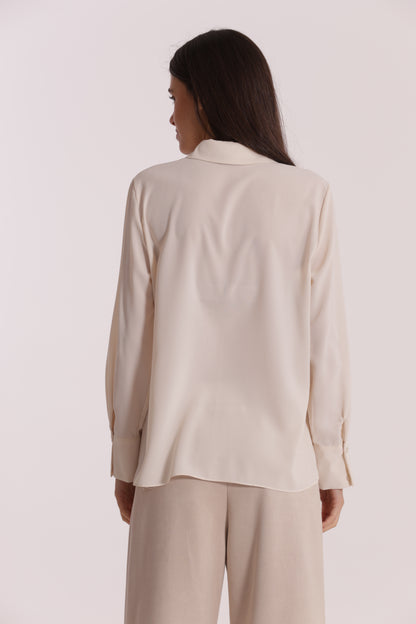 CAMICIA CON TASCHINO BICOLOR