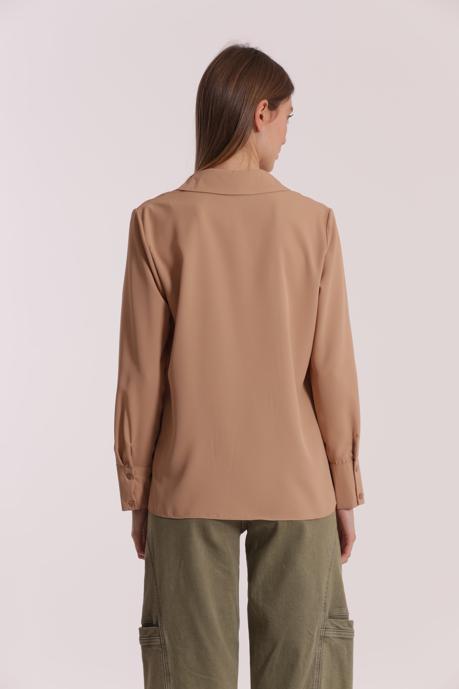CAMICIA CON TASCHINO BICOLOR