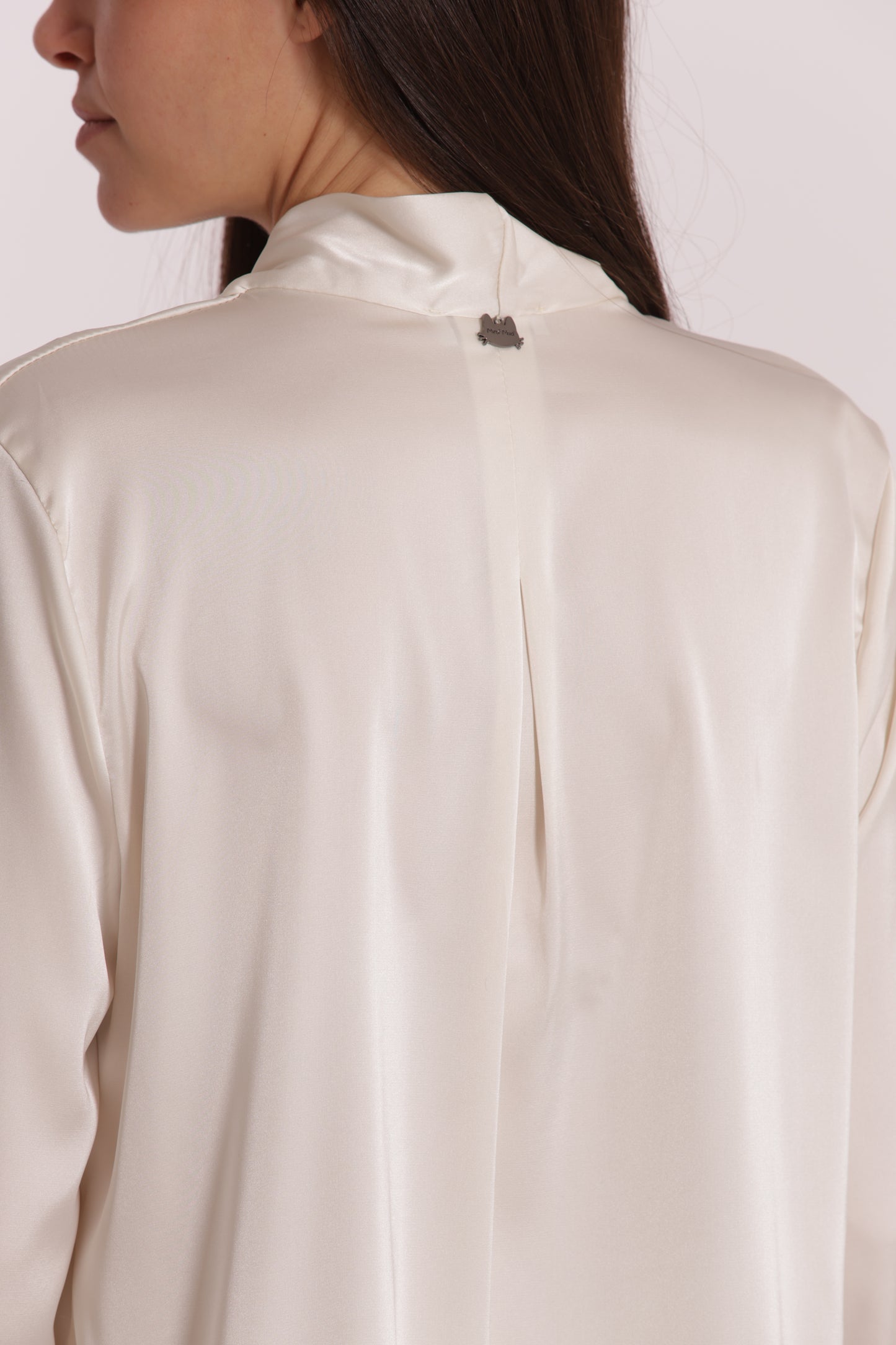 BLUSA INCROCIATA IN RASO