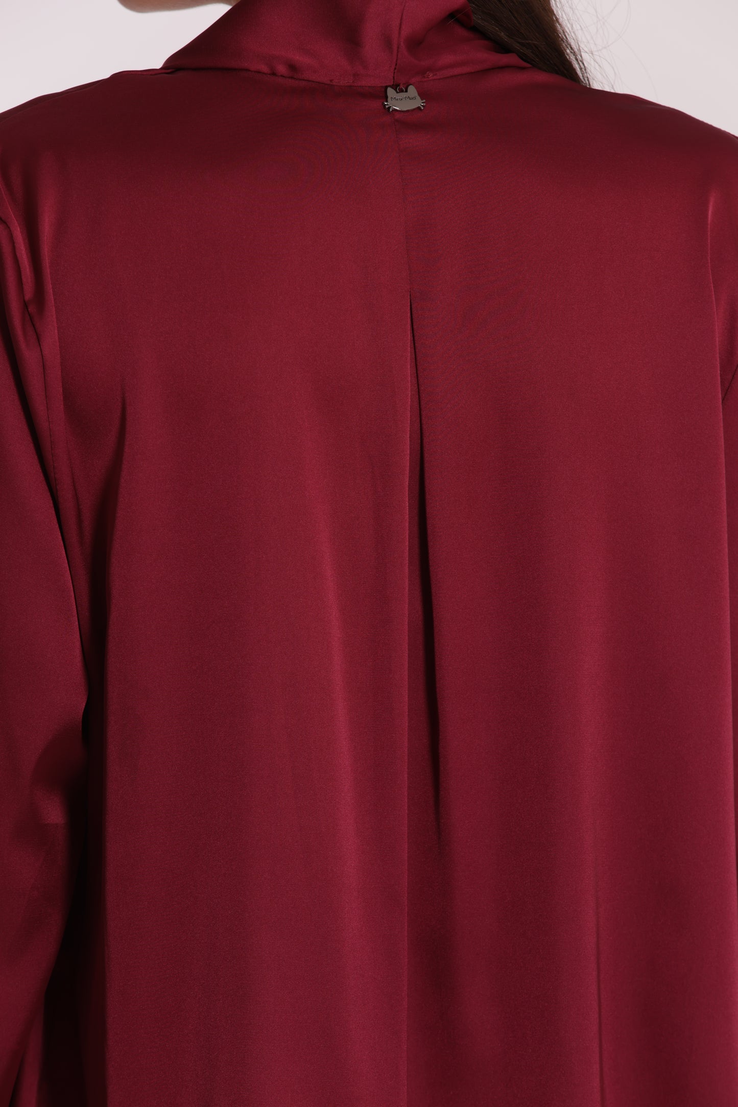 BLUSA INCROCIATA IN RASO