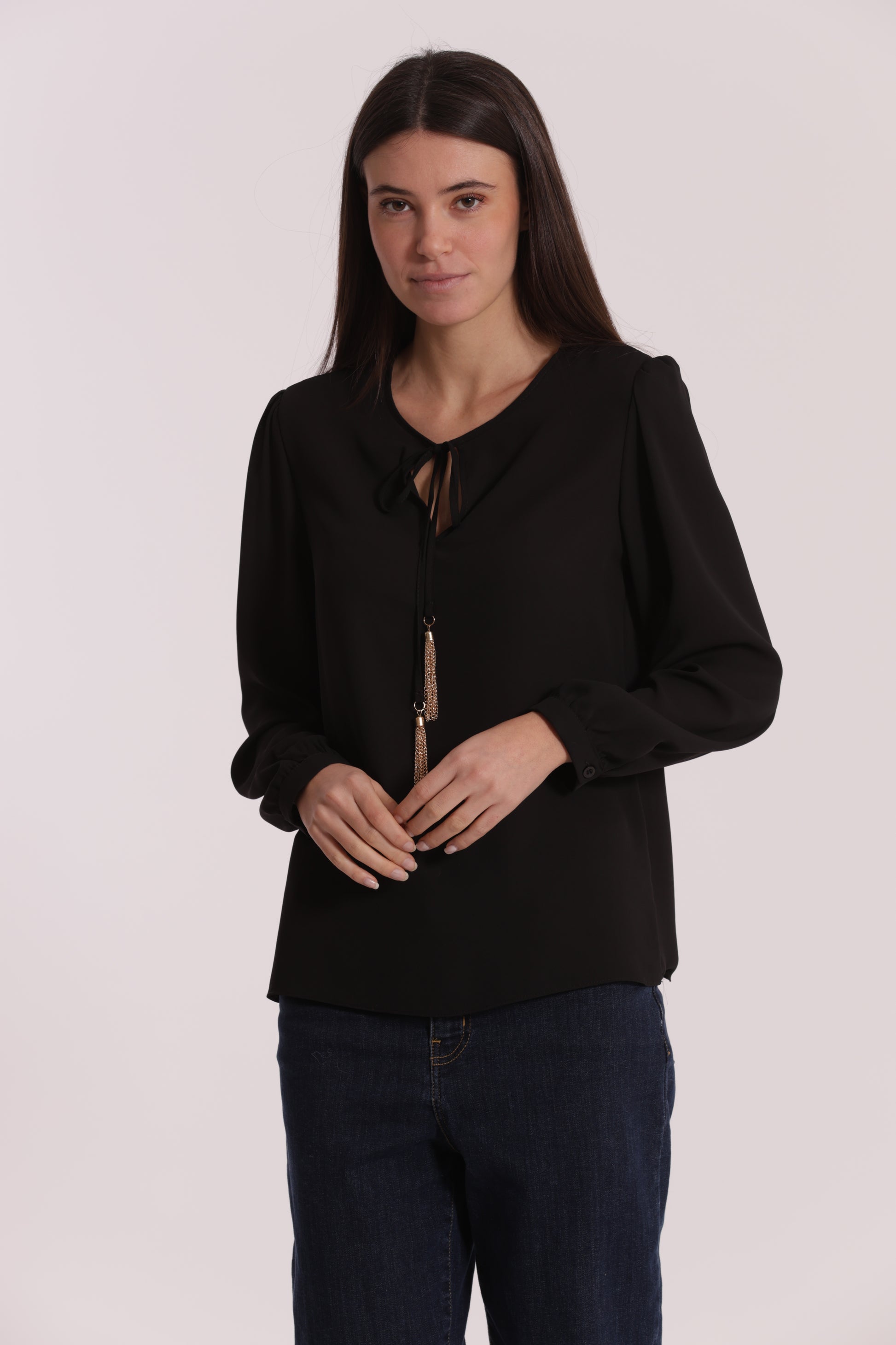 BLUSA CON FIOCCO
