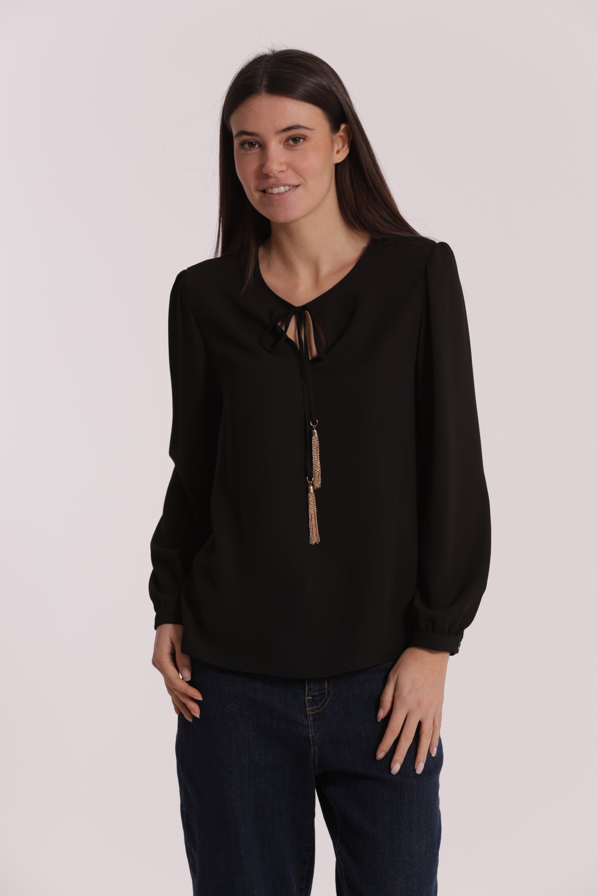 BLUSA CON FIOCCO