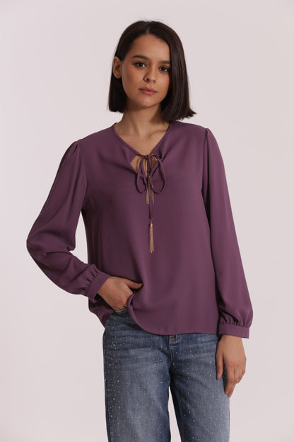 BLUSA CON FIOCCO